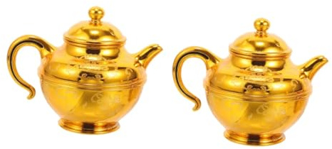 TOPBATHY 2 Pezzi Di Brocca Per Vino in Stile Antico Con Decorazione Buddha Per La Casa Decanter Per Vino Vaso Per Offerte Buddista