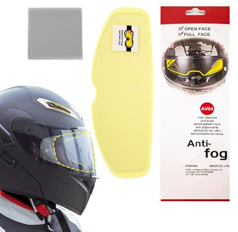 Pellicola Antivafo Per Protezione Del Casco, Pellicola Antivafo Per Moto | Pellicola Adesivo Adesivo Per Accessori Casco | Visiera Del Casco Ad Alta Definizione, Inserto Antiappannamento Impermeabile,