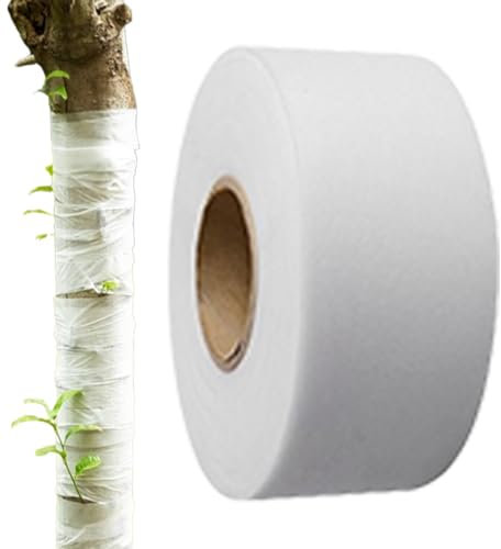 Pellicola protettiva per albero – 100 m, protezione per tronco d'albero, nastro antigelo durevole in tessuto non tessuto per protezione invernale, resistente al freddo, per danni alla corteccia
