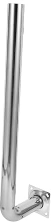 PHENOFICE Outdoor Silver Stainless Steel Antenna Mount Accessory Simple Yet Elegant Look Design and Fine Workmanship for Wireless Bridge and Outdoor Antenna, Featuring Easy and Stable