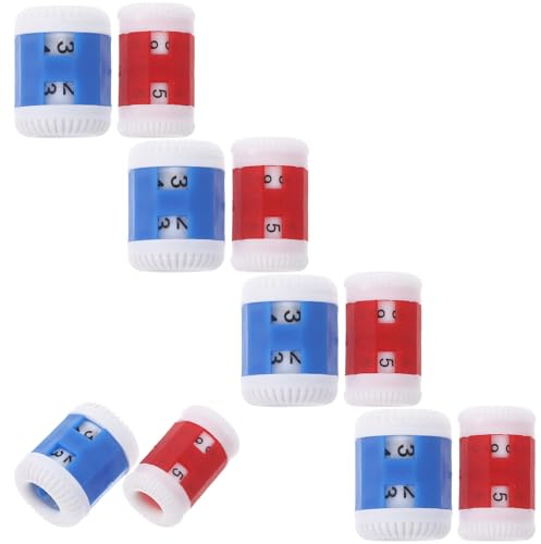 BESTonZON Set 10 Pezzi Segnapunti per Lavorare a Maglia e Uncinetto in Plastica Contatore Manuale di File e Punti Accessori Portatili per Filati Marcatori Rimovibili per Lavori