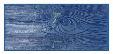 ZBJDX Tappeto per Stampaggio Effetto Legno su Cemento, Stampo in Poliuretano per Texture del Cemento, Stampi per Pavimenti in Cemento con Motivo Senza Giunture, per Decorazioni Esterne,1 Pack