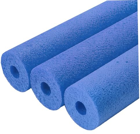 Noodles Jumbo per Piscina Noodles per Nuoto in Schiuma Rossa – Confezione da 3 Jumbo Pool per Giochi di Ginnastica e Benda per Bambini, 59 Pollici (Blu)