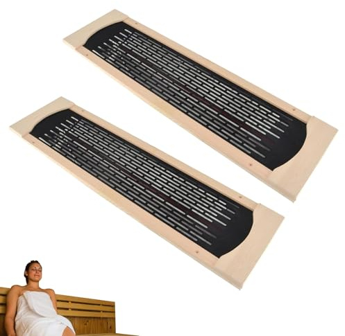 Tubo calentador de sauna infrarrojo – Panel de calefacción de 350 W para spa en casa, calentador infrarrojo de sala de vapor con protector, accesorios de calefacción de sauna para el hogar, hotel