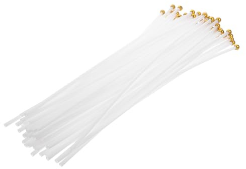 Beavorty Aste per Bandiere in Plastica 50 Pezzi Bastoni per Bandiera Portatili 40Cm Accessori per Scuola e Ufficio Facili da Installare e Smontare