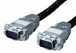 VGA-Kabel Equip D-Sub15 -> D-Sub15 St/St 30,00m HQ schwarz