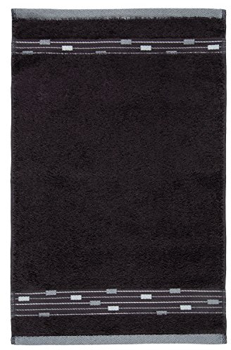frottana Magic guest towel 30 x 50 cm made of 100 % cotton, graphite