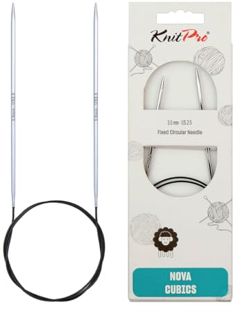 KnitPro Nova Cubics Rundnadeln 47 (120cm) | 3mm