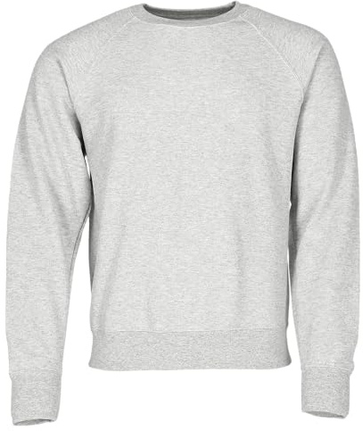 Fruit of the Loom - Sweat-shirt Homme - Raglan Sweatshirt, Gris (Grau - Erika-Grau), Medium (taille Fabricant: Medium)