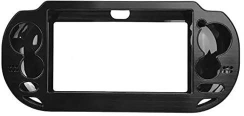 OSTENT Aluminium Métal de Peau Protecteur de Protection Compatible pour la Console Sony PS Vita PSV Couleur Noire