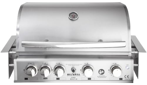 Allgrill Top-Line Chef L Built-In Gasgrill Einbaugrill Edelstahl Air System 4 Brenner/Backburner
