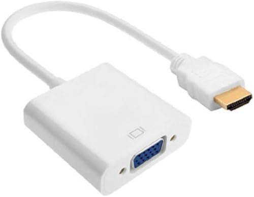 OuiSmart® Adaptateur (HDMI vers VGA Blanc)