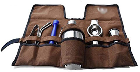 XXXXW Barman Kit Premium Shaker Set, 8 Pezzi in Acciaio Inox Bartender Set Strainer Set, Jigger, Bar Spoon & Pourers, Accessori Cocktail Bar Tool Set Shaker Set Set Barman (Size : 350ML)
