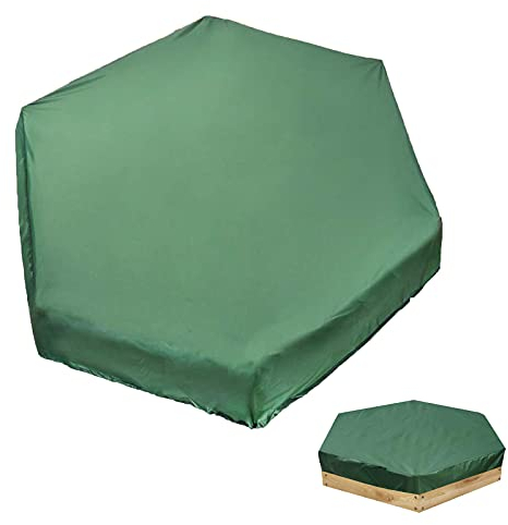 Sandkasten-Abdeckung, 230 x 200 cm, wasserdicht, staubdicht, UV-Schutz, Sandkasten-Baldachin mit Kordelzug, vermeiden Sie Verschmutzung von Sand und Spielzeug