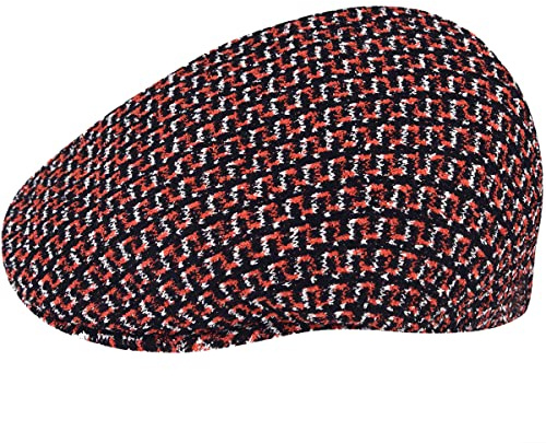 Kangol Maze Jacquard 504 Flatcap Schirmmütze Schiebermütze Herren/Damen - mit Schirm Sommer Frühling-Sommer