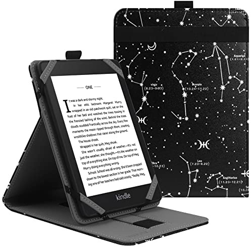 VOVIPO Custodia protettiva universale per kindle Paperwhite Kobo e-Reader da 6 pollici, custodia Stand Folio per Kobo/Kindle/Tolino/Pocketbook/Sony 6, con angoli di visualizzazione multipli-COS