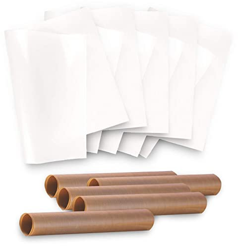 Papel para hornear permanente, reutilizable, resistente al calor, antiadherente y apto para lavavajillas, juego de 10 unidades, 40 x 60 cm