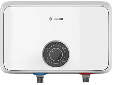 Bosch Thermotechnology Tronic 4000 Electric Tankless Water Heater, 6.5 kW, White