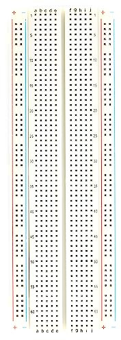 Paradisetronic.com 630/200 Prototyping Breadboard | Experimentier-Steckbrett | 830 Kontakte | Flexible Steckplatine für Elektronik, Prototyping und DIY-Projekte, z.B. für Arduino