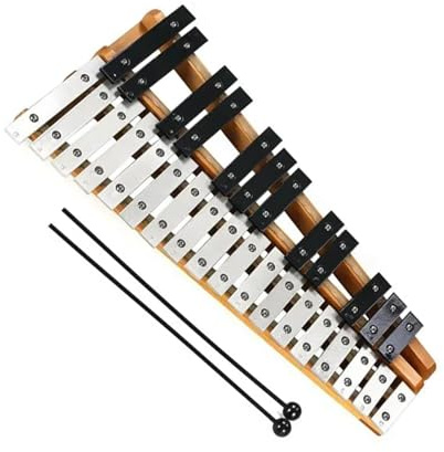 Professionelles Glockenspiel aus Holz und Metall mit Mallet-Percussion-Xylophon Glockenspiel Schlaginstrument