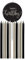 Folat B.V.- Folat 68691 Negro, Dorado Champán-Juego de Velas-Crème Noir-9,5 cm-11 Piezas-Una decoración de Feliz cumpleaños Elegante y Encantadora, Multicolor