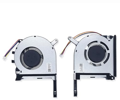 Fleshy Leaf Ventilateur de refroidissement CPU + GPU de rechange pour ASUS TUF Gaming (2020) FX505D FX505DV FX505DY FX505DU FX505GT FX505GD FX506Li FX506IH FX705 FX705GM FX705GD FX705GE FX95DU FMC9