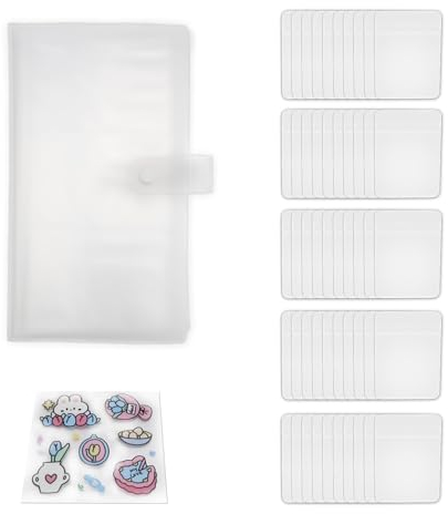 Joyero Viaje, LNSYSNS Libro Transparente Almacenamiento Joyas, Antioxidación Joyas Bolsas Viaje, Plástico Transparente PVC, para Aretes, Collares y Anillos, (84 Celdas + 50 Bolsillos)