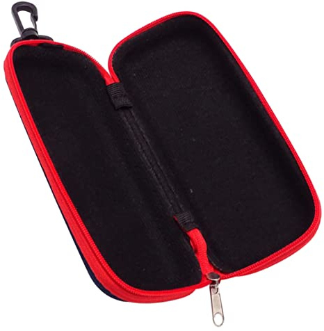 Hoement Kazoo und Stoßfestem Eva Material mit Reißverschluss Aufbewahrungstasche Geeignet für 2 Kazoos Zufällige Farbe für Rucksäcke dem Sitz zu Verstauen
