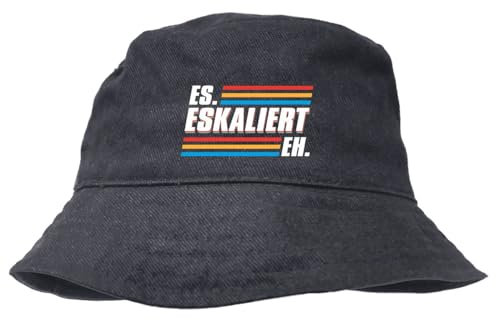 Anglerhut Sprüche Es eskaliert Eh Festival fest Feier Ultras Bucket hat Cap Hut