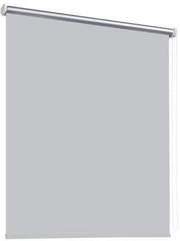 Tenda a Rullo Termica Isolante e Oscurante 110 x 260 cm Protezione Dalla Vista e Dal Sole Tenda Interno Blinds Incl Materiale di Montaggio per Finestra e Camera, Grigio Chiaro