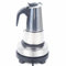 Queeucaer Elektrisch Kaffeekanne Espressokocher Kaffeebereiter Espressomaschine 4 Tassen,200ml,zur Kontrolle des Wasserdrucks, zu brühen, indem Hochdruckwasser durch