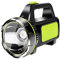 ZONJIE Rechargeable LED Torch - Multi-Functional Camping Light, Super Bright Handheld Lamp, Portable Led Spotlight Searchlight Lantern, Waterproof Outdoor Emergency Flashlight, 2 Light Modes