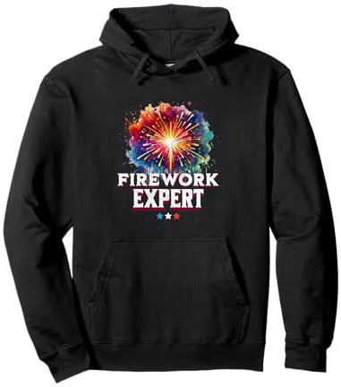 Feuerwerk-Experte, lustig, 4. Juli, USA, Herren, Damen, Kinder Pullover Hoodie