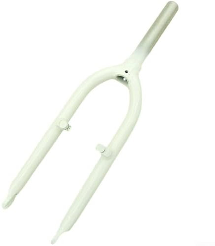 VZXATYOP Federgabel 20 Zoll, Fahrradgabel 20 Zoll Aluminiumgabel Faltrad V-Bremsgabel Oberrohr 28,6 MM * 170 MM(White)