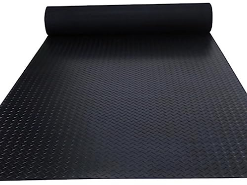 RAGOPILEN Alfombra de Goma para Suelo de Garaje, Alfombrillas de PVC de 3 mm en Varios tamaños(1x2m/3.2x6.5ft)
