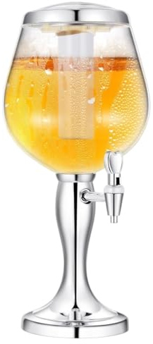 Dispenser Bevande Per Festa Distributore Di Bevande Alla Birra Da 3 Litri Con Tubo Del Ghiaccio E Rubinetto Spillatore Birra Da Tavolo
