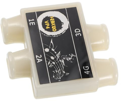 Cabilock Ukulele Stimmgerät aus Robustem Kunststoff Präziser Tuner für Akustik und E Gitarren Geeignet für Anfänger und Profis Weiß