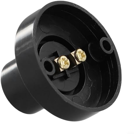 Portalampada E14, base piatta, convertitore da grande a piccolo, adattatore in materiale PBT ignifugo (nero)