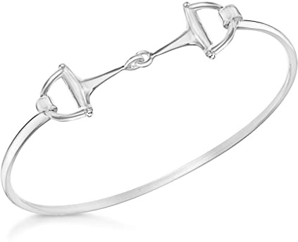 Tuscany Silver Damen Armreif Sterling Silber Doppelt Clip