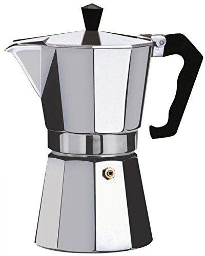 Kabalo 150ml (2-cup) Espresso Stove Top Coffee Maker - Continental Moka Percolator Pot Aluminium