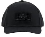 Alpha Industries Unisex VLC Cap Baseballkappe, Schwarz, Einheitsgröße EU