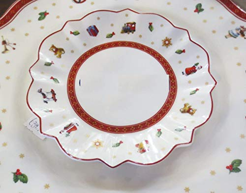VILLEROY BOCH. TOY'S Delight Set 6 DISHS Plates 17 cm TOY'S Delight White
