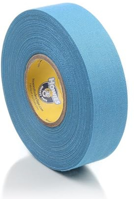 Schlägertape Profi Cloth Hockey Tape 25mm f. Eishockey farbig Sky blau (hellblau), 23 m