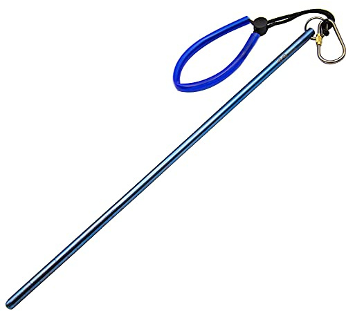 EINWEG Tito Titan Tauchen 35,6 cm/35 cm Titan Legierung Hummer Tickle Pointer Stick w/Messung & Schlüsselband