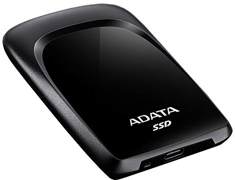 ADATA SC680-480GB External Solid State Drive with USB 3.2 Gen.2 Type-C 2.5 Black 480GB ASC680-480GU32G2-CBK
