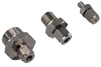 iOVEO 442KE01030 - Klemmverschraubung M10 mit Edelstahlklemmring/Klemmring 3mm für Temperaturfühler bis 800°C