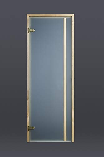 Porta sauna in vetro satinato, 790 x 1890 mm