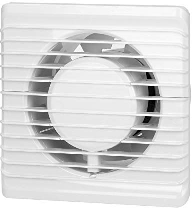 Virone BF-100 Extracteur d'Air 100 mm Montage Mural Ventilateur Silencieux sans câble d'alimentation (avec capteur d'humidité)