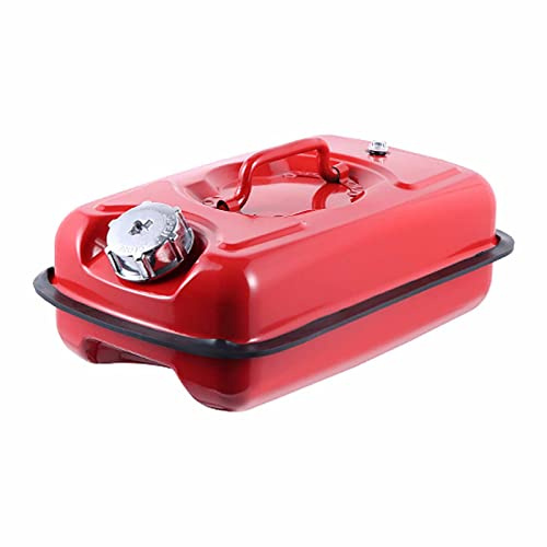 WUTONG Metal Diesel Can 5L 10L 20L CONTENEDOR DE Combustible DE Combustible Tanque DE Gasolina DE CAJO con Pieza DE VERLADO Flexible