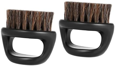 Beavorty 2stücke Herren Bartbürste Aus Wildschweinborsten Ergonomisches Design Für Gleichmäßige Verteilung Von Balsam Und Wachs Für Bartpflege Zu Hause Salon